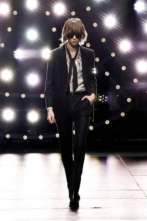 hedi slimane runway images